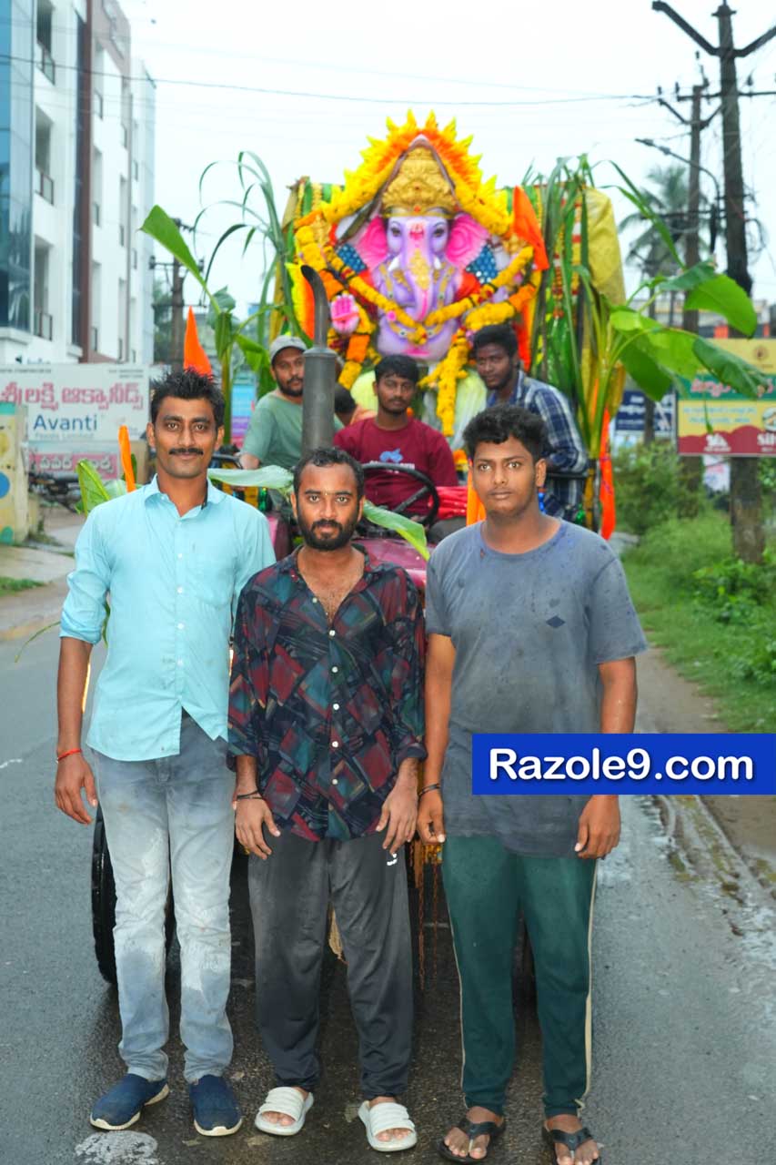 Razole Taluka Ganesh Nimajjanam